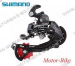 ВЕЛО ДЕРАЙЛЬОР ЗАДЕН SHIMANO ТOURNEY TZ SIS INDEX RD-TZ500 6/7S ЧЕРЕН - УХО-1